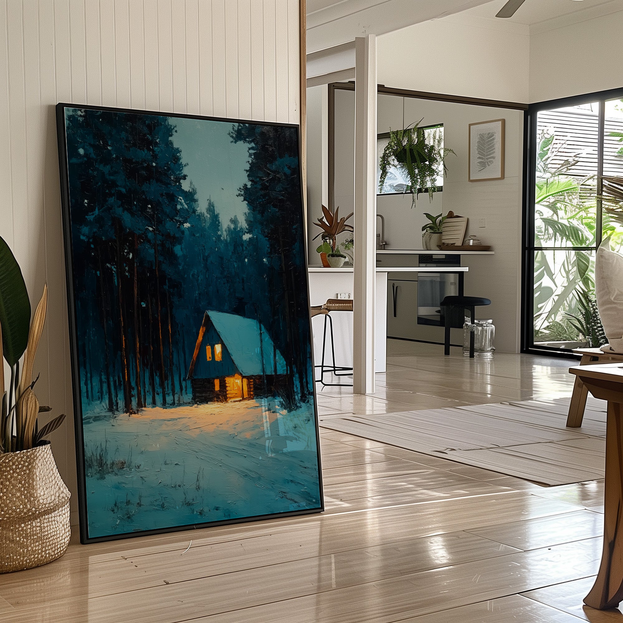 The A-Frame at Dusk