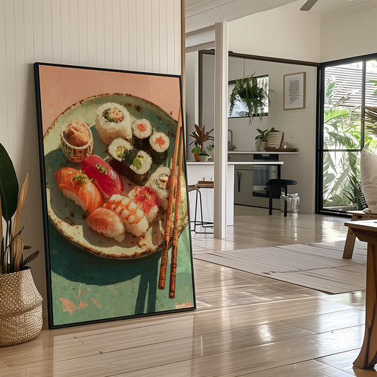 Sushi in Golden Light