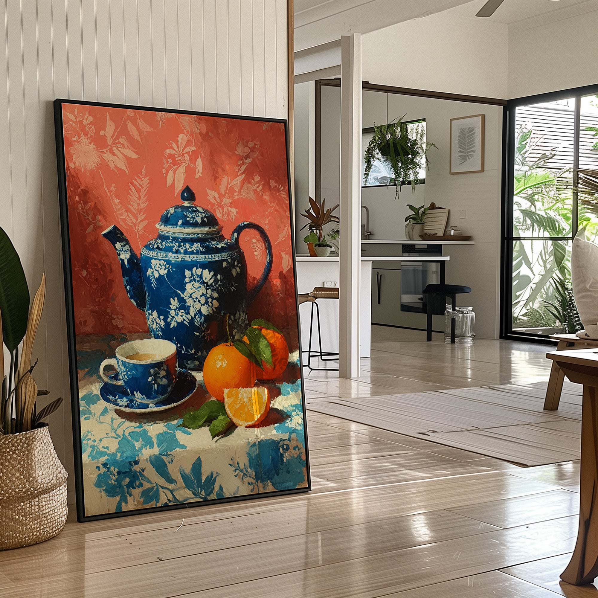 Blue China and Clementines