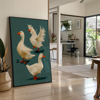 A Gaggle in Motion