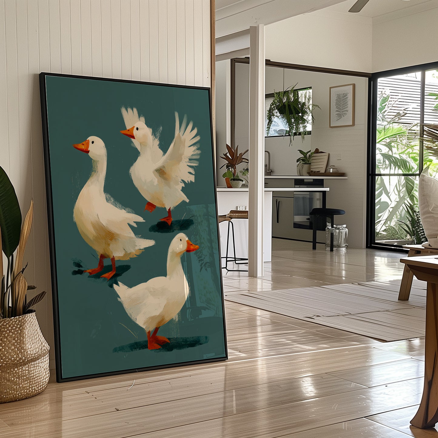 A Gaggle in Motion