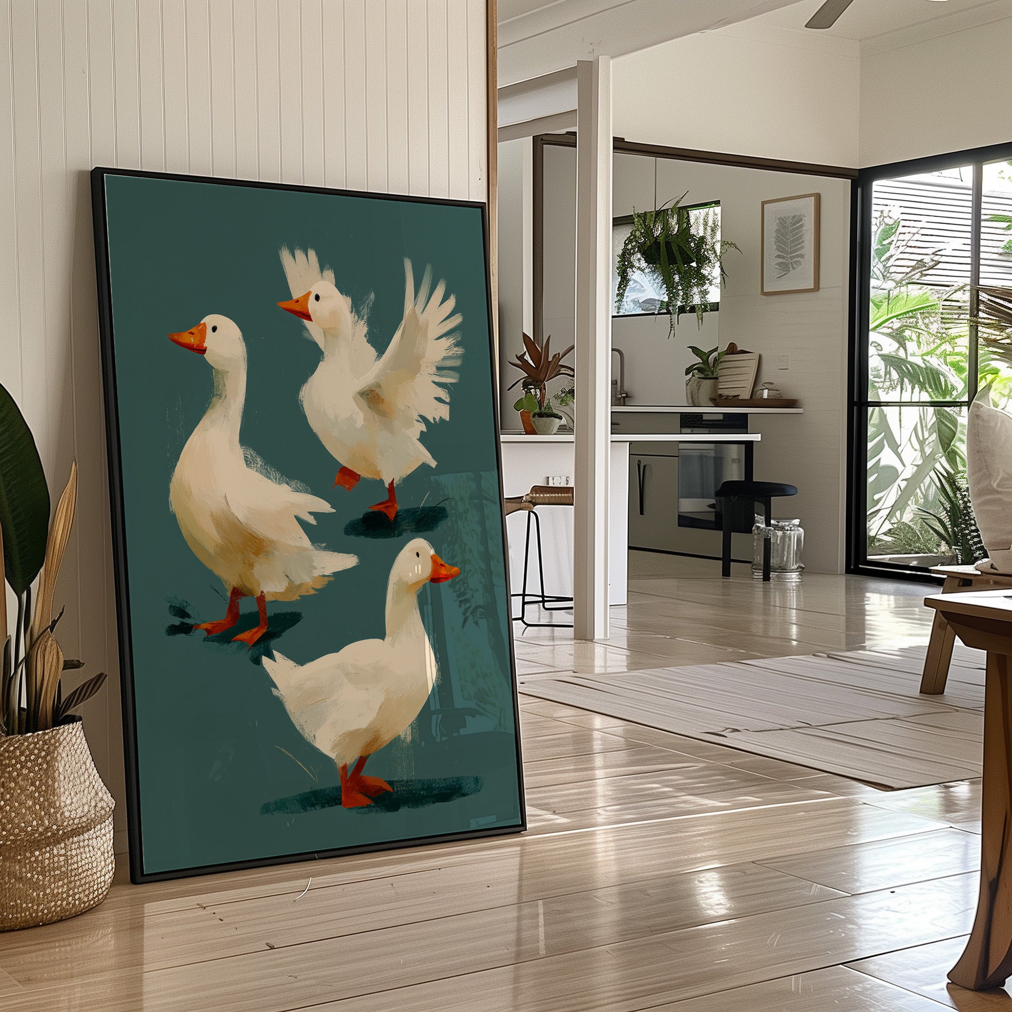 A Gaggle in Motion