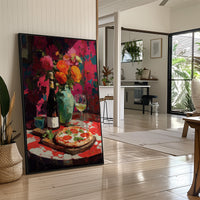 Pizza and Peonies