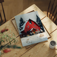 Wreath on the Old Red Barn