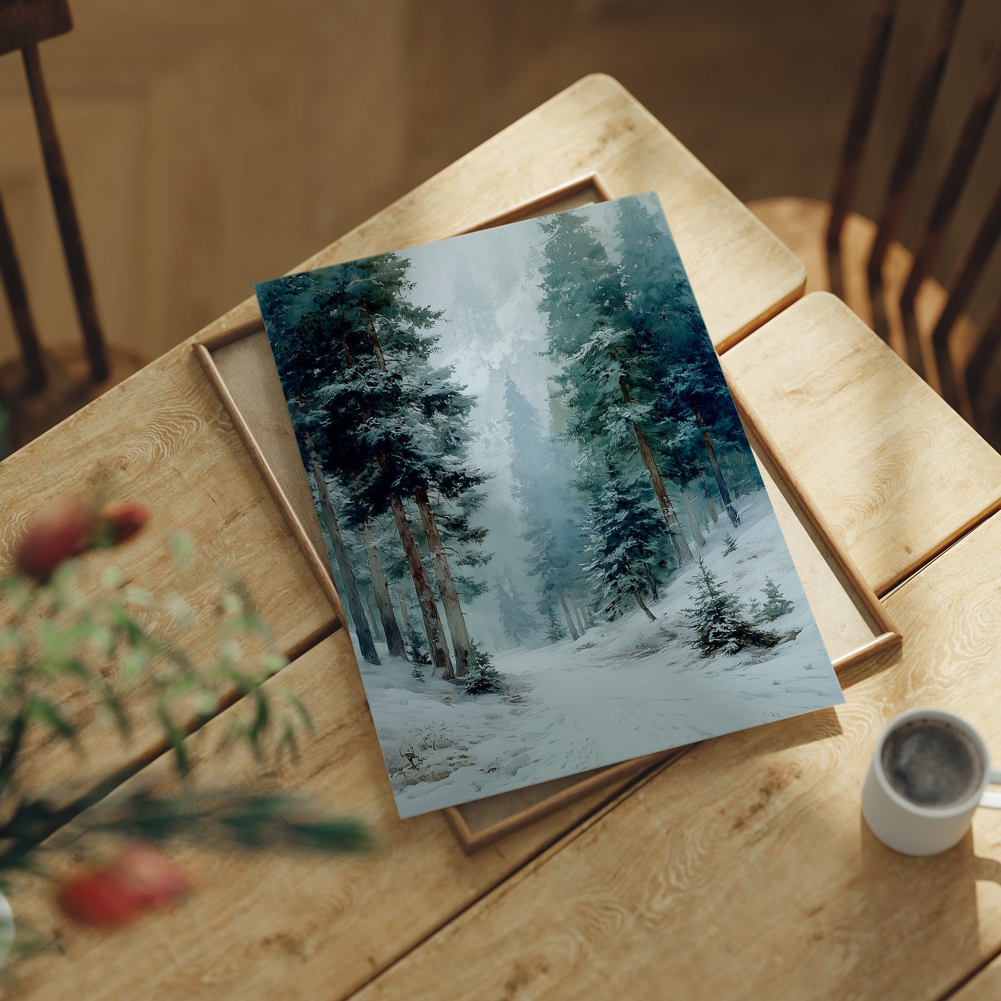 Deep in the Frosted Pines