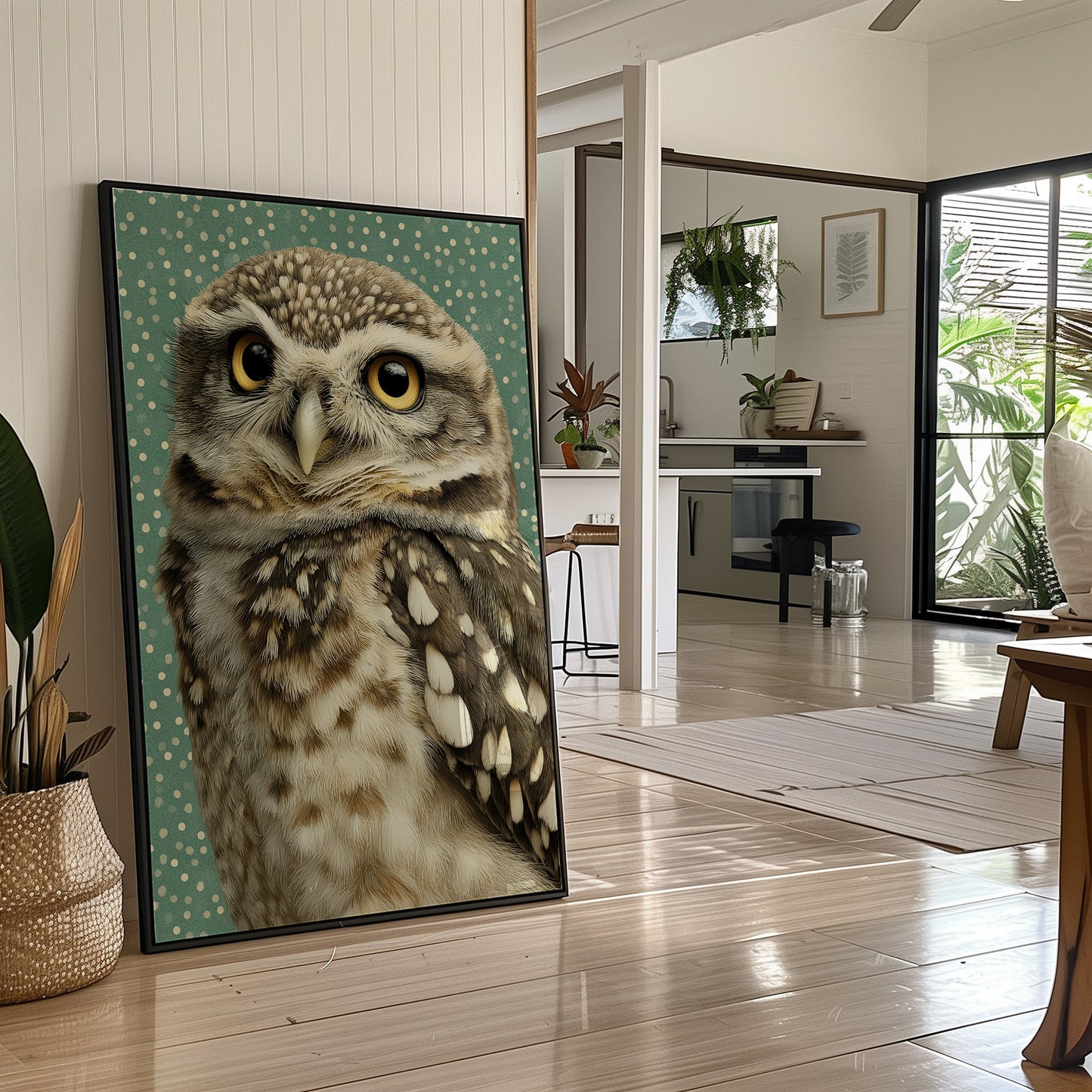 Wide-Eyed Little Owl