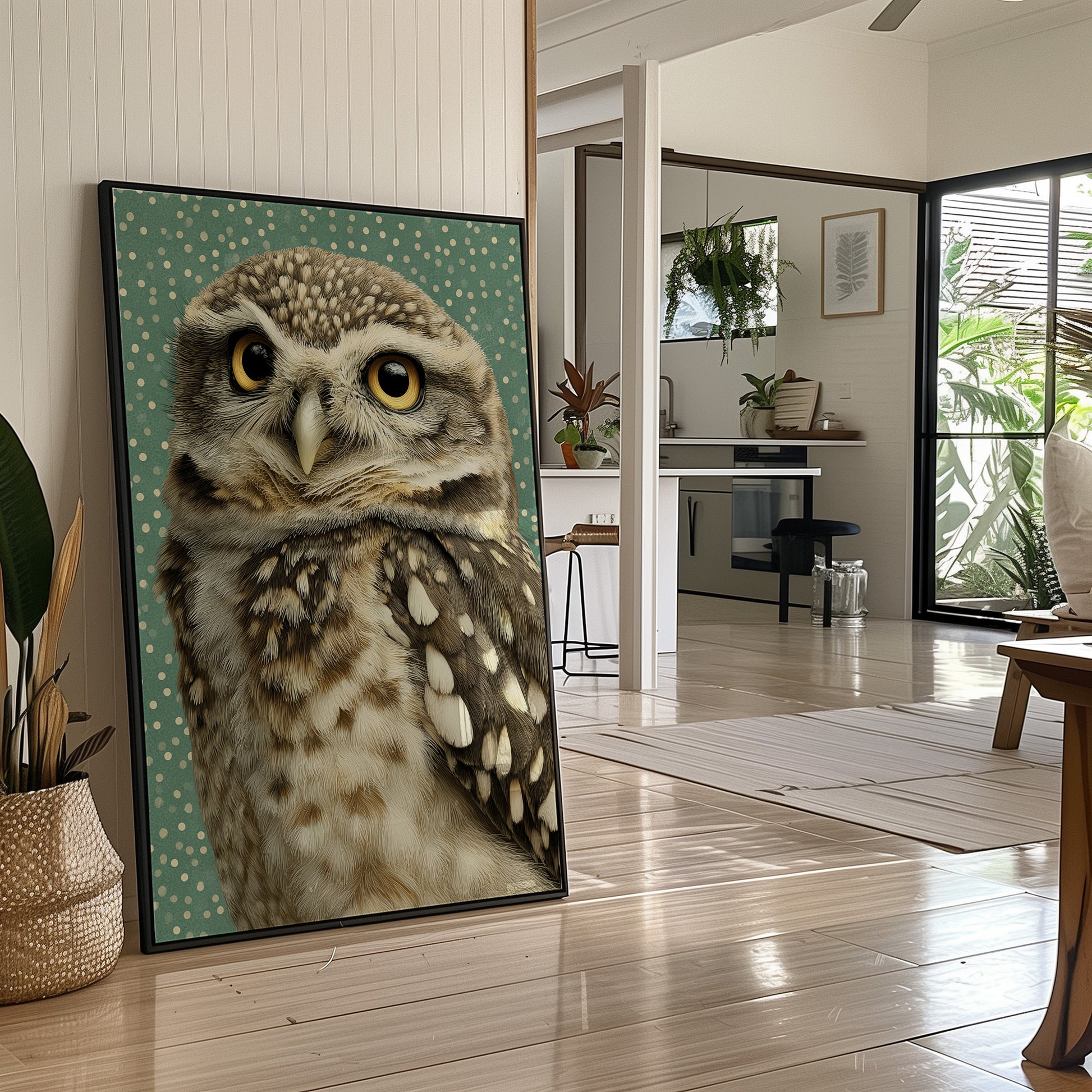 Wide-Eyed Little Owl