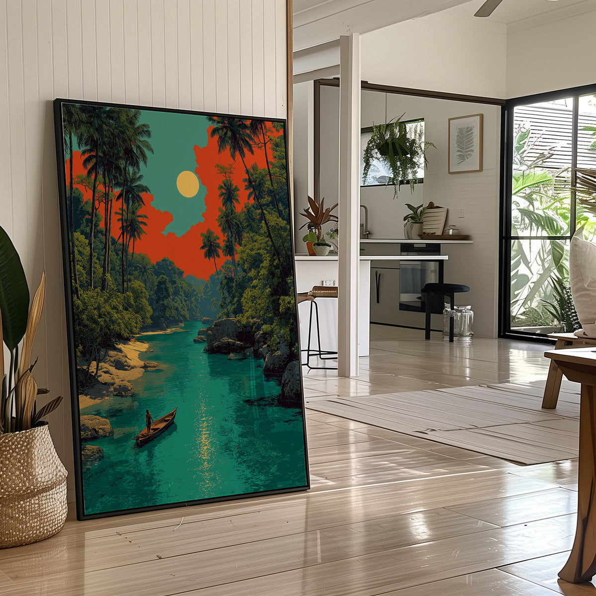 Palms Along the Turquoise Bend