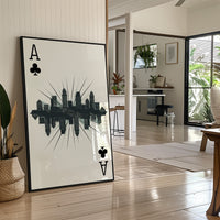 Skyline of Spades and Steel
