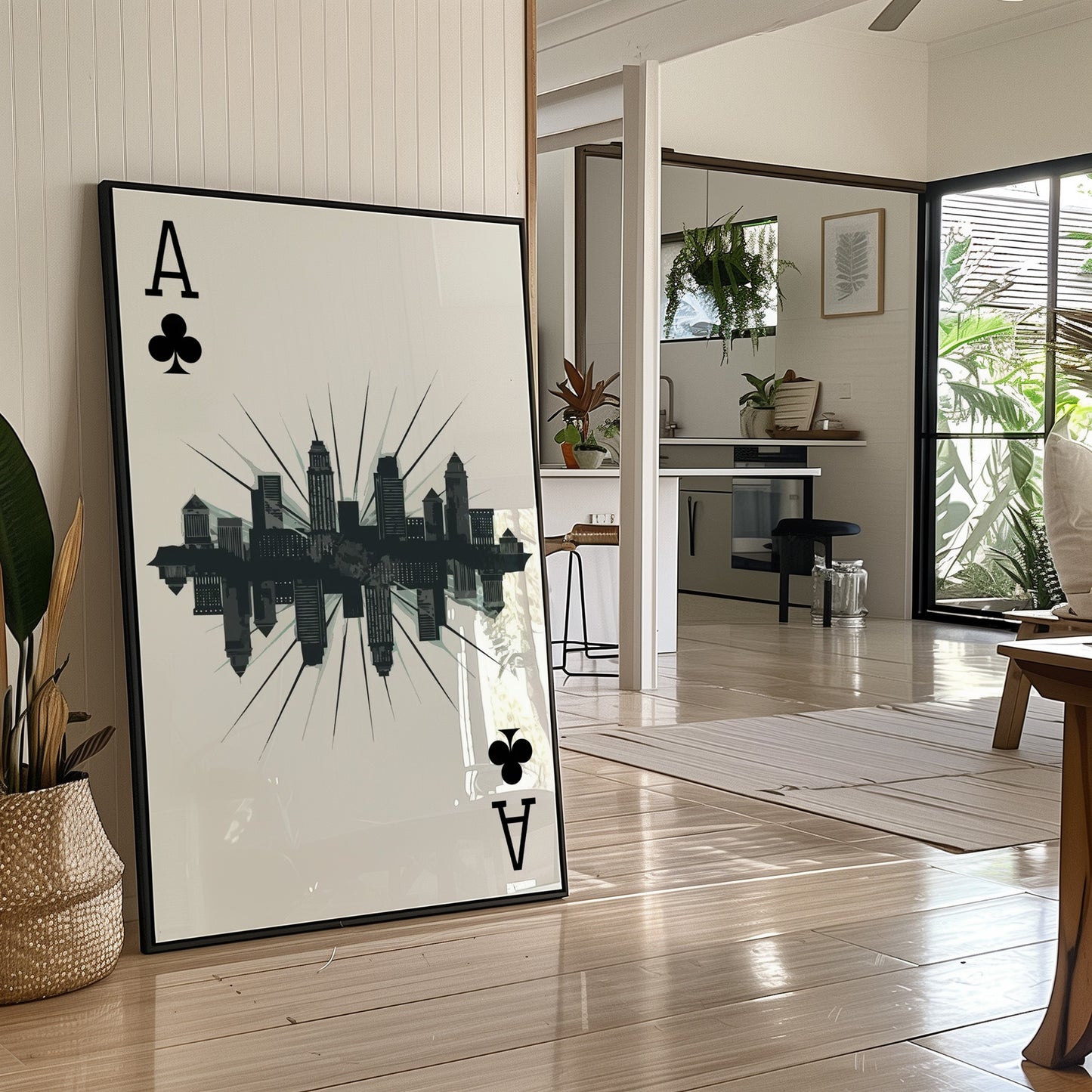 Skyline of Spades and Steel