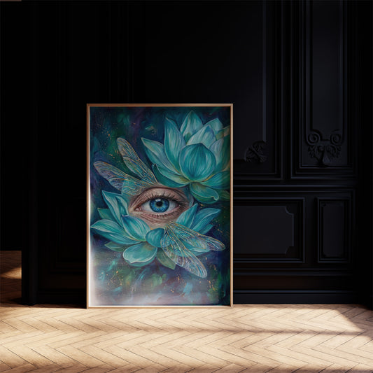 The Lotus Never Blinks