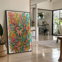 Seagrass Sweethearts: Watercolor Seahorse Duo