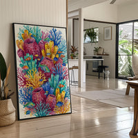 Coral Garden: Watercolor Reef Ecosystem Study