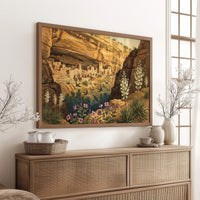 Swallows Over the Cliff Dwelling