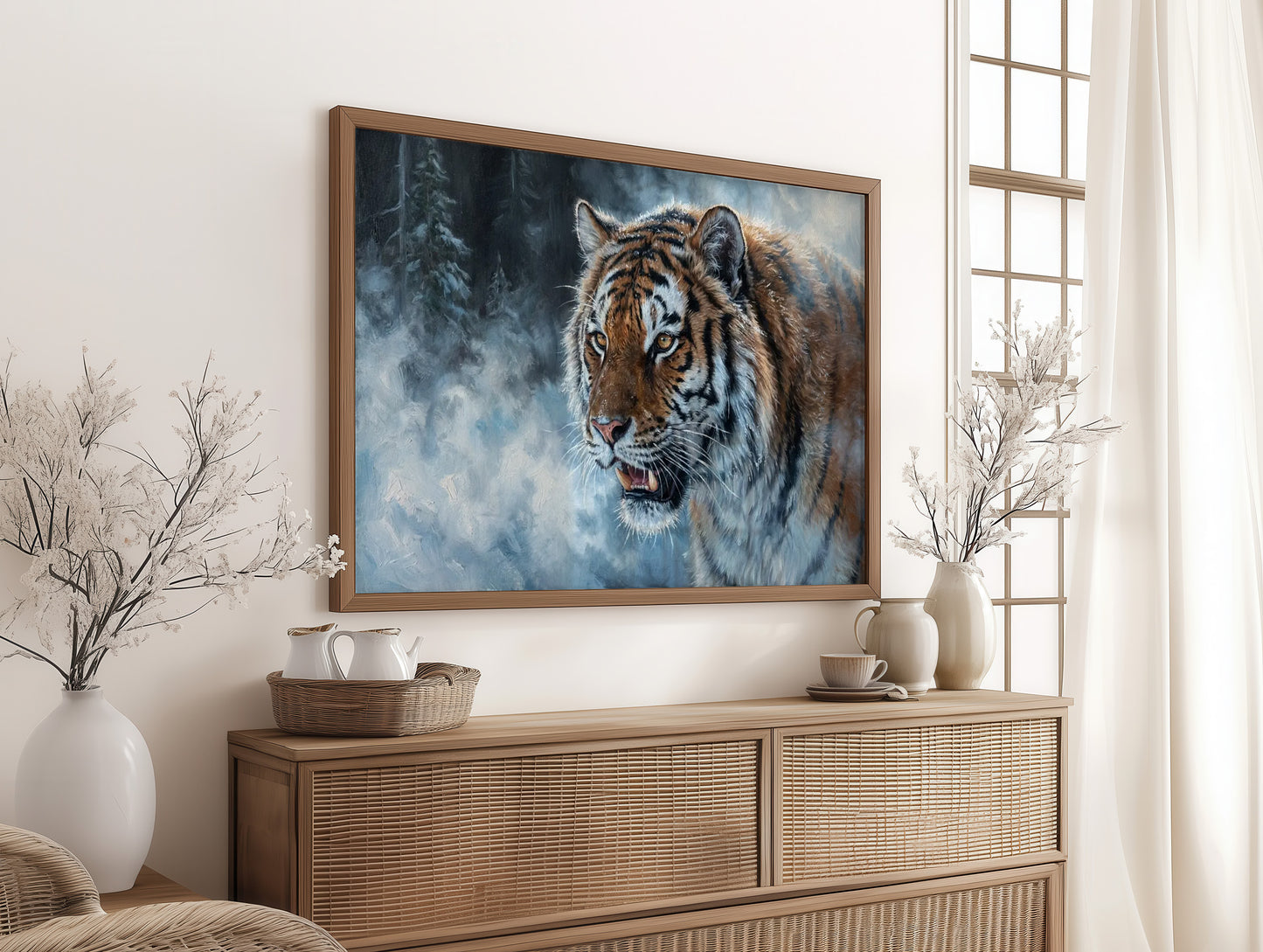 Siberian Tiger in the Snow