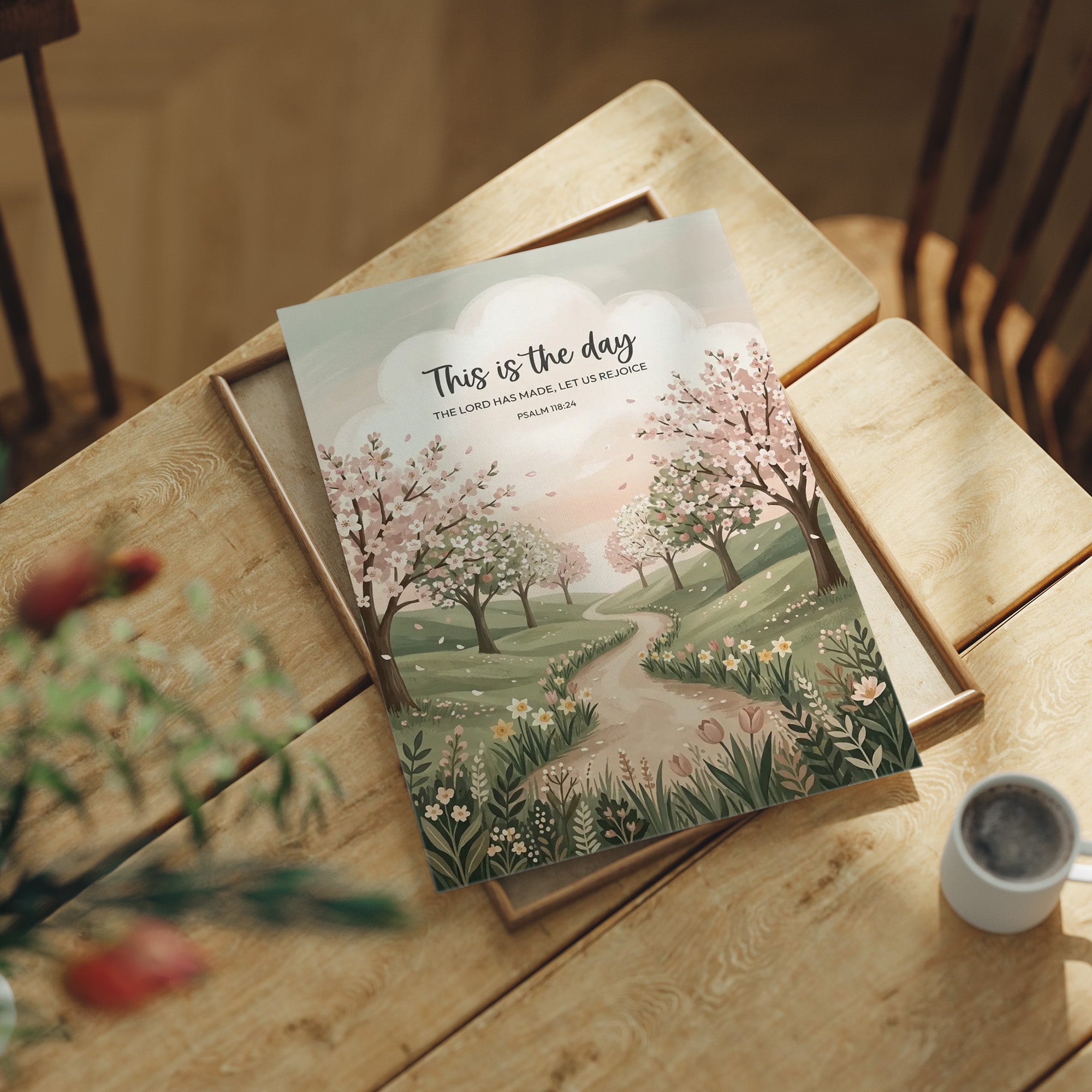 This Is the Day: Spring Scripture Print