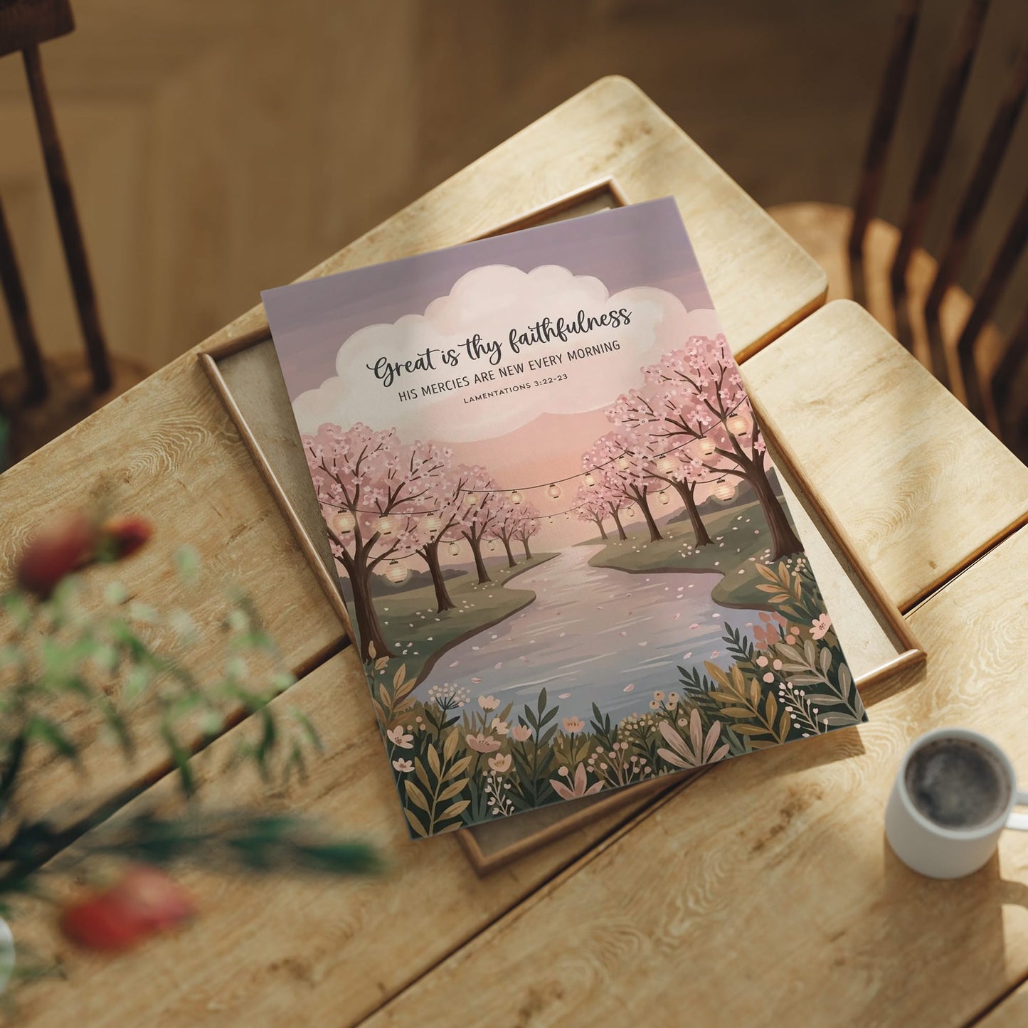 Great Is Thy Faithfulness: Cherry Blossom River