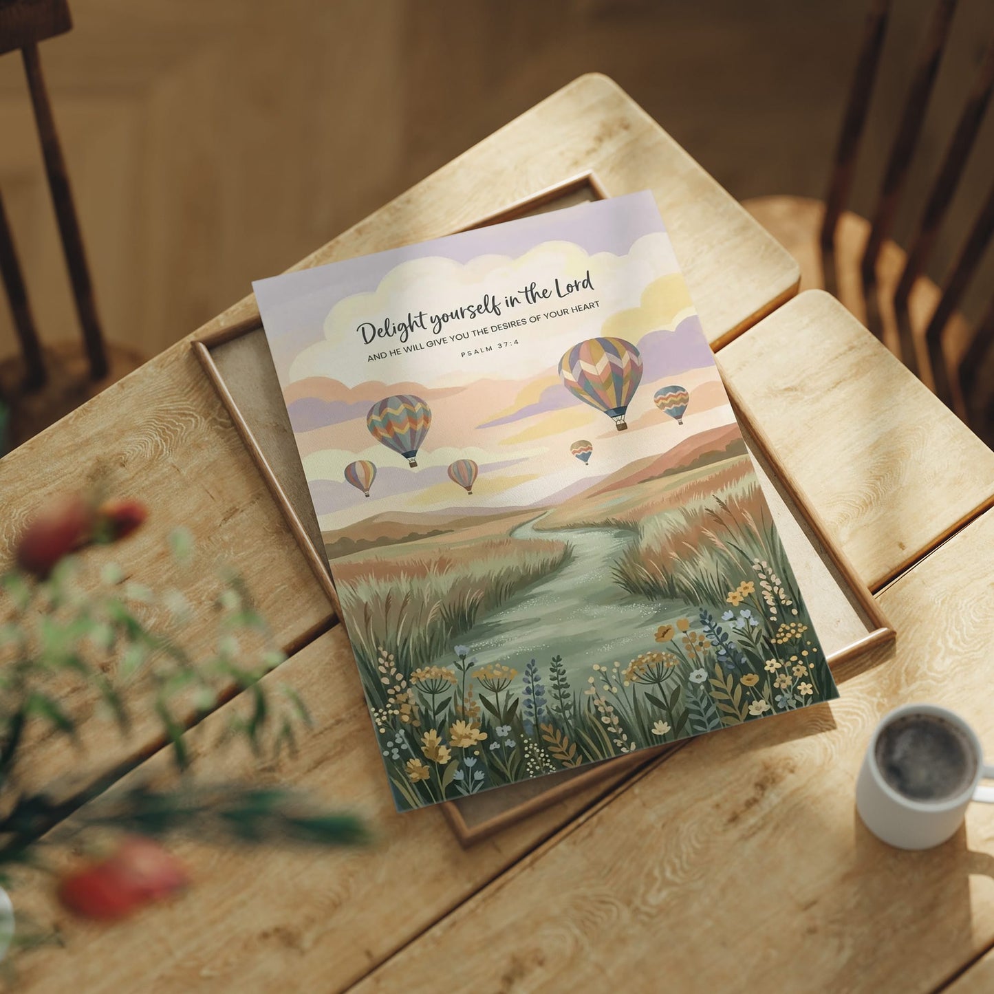 Delight Yourself in the Lord: Hot Air Balloon Meadow
