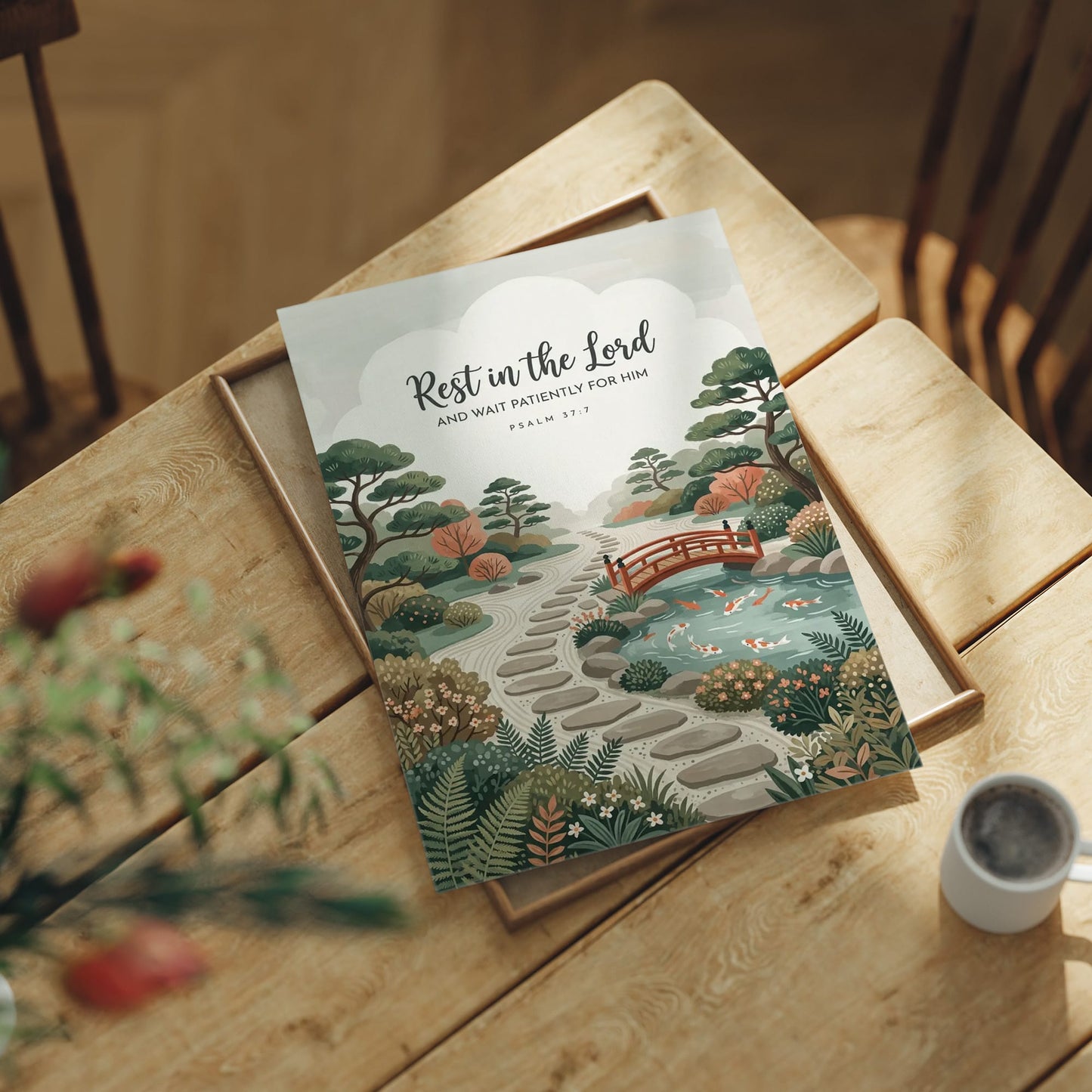 Rest in the Lord: Japanese Zen Garden Bridge