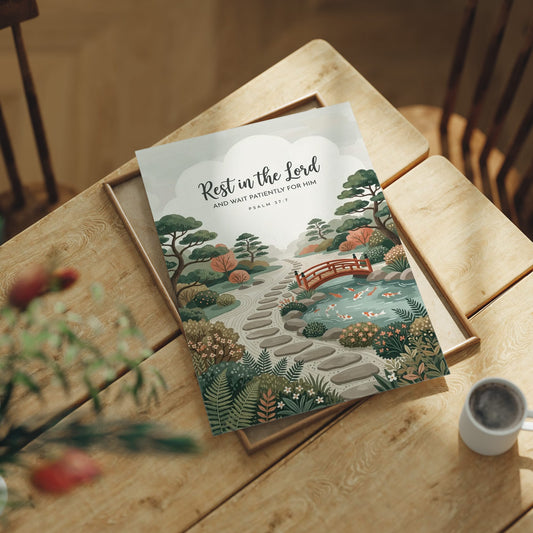 Rest in the Lord: Japanese Zen Garden Bridge