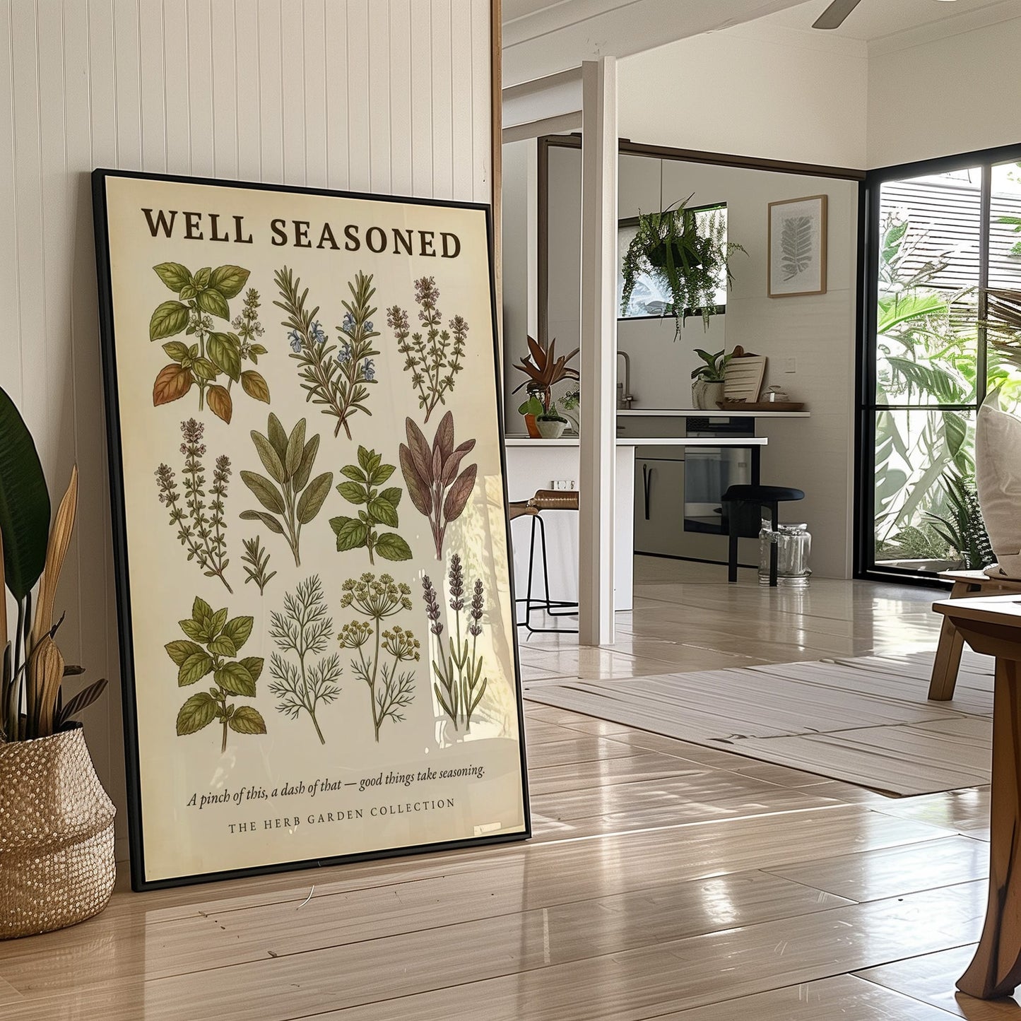 Well Seasoned: Vintage Herb Garden Chart