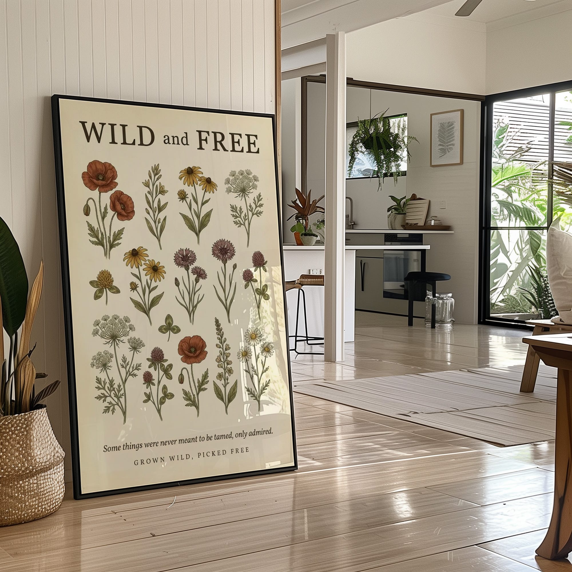 Wild and Free: Vintage Wildflower Chart