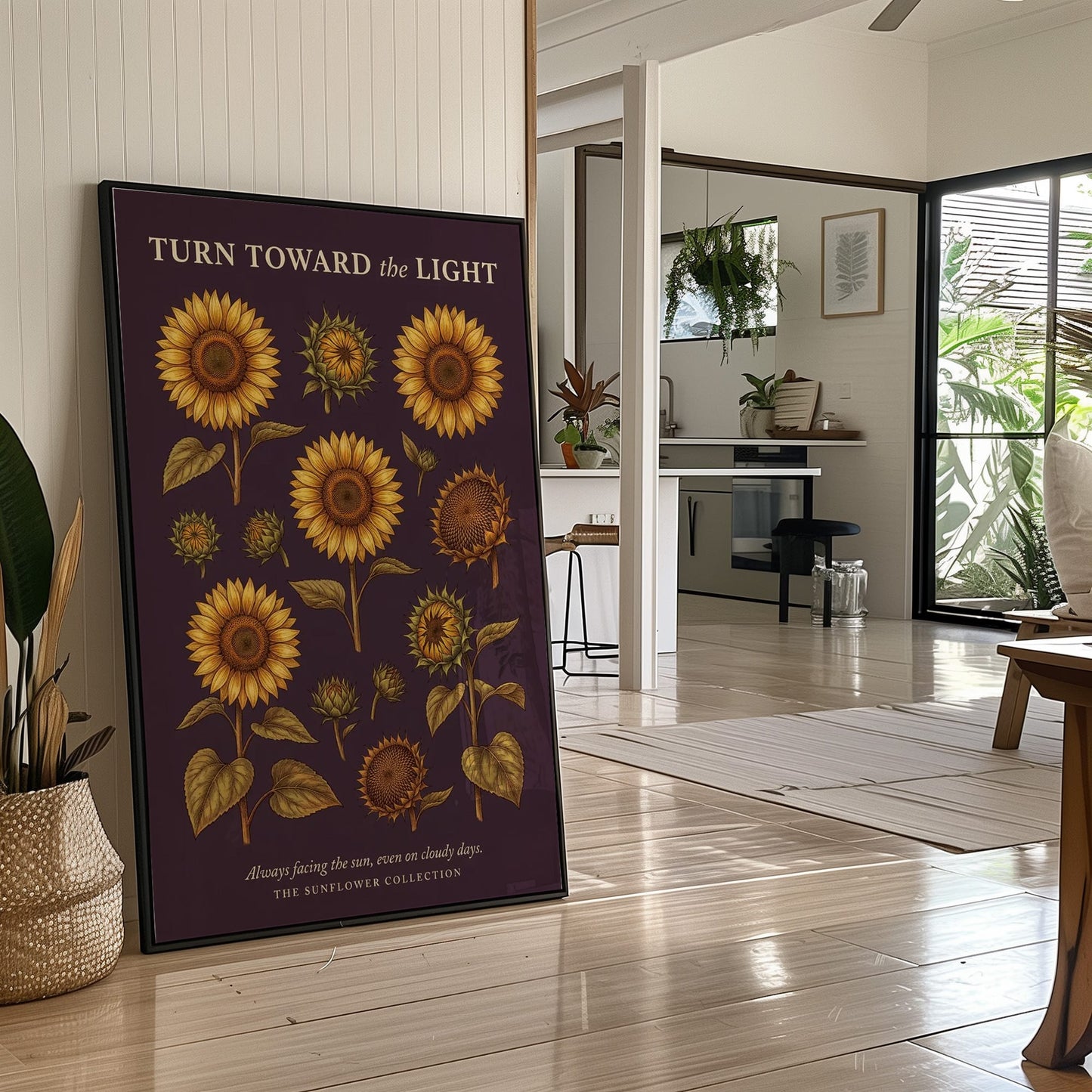 Turn Toward the Light: Vintage Sunflower Chart