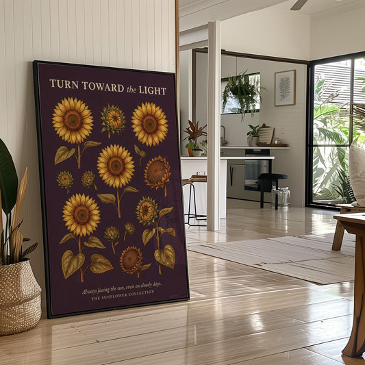 Turn Toward the Light: Vintage Sunflower Chart