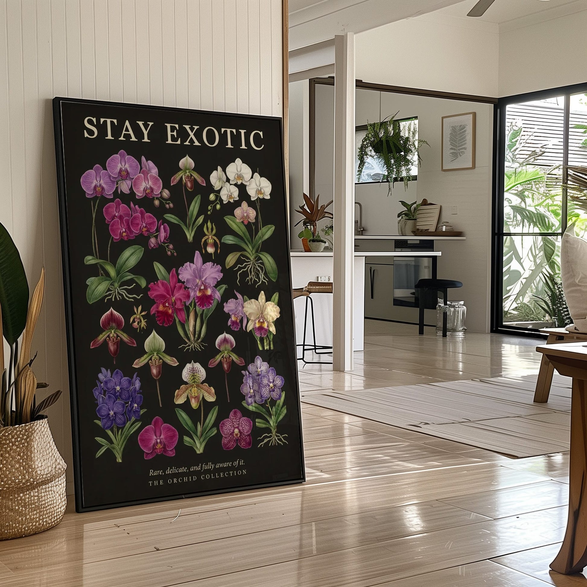 Stay Exotic: Vintage Orchid Chart