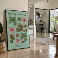 Salt Air, Don't Care: Vintage Coastal Botanical Chart