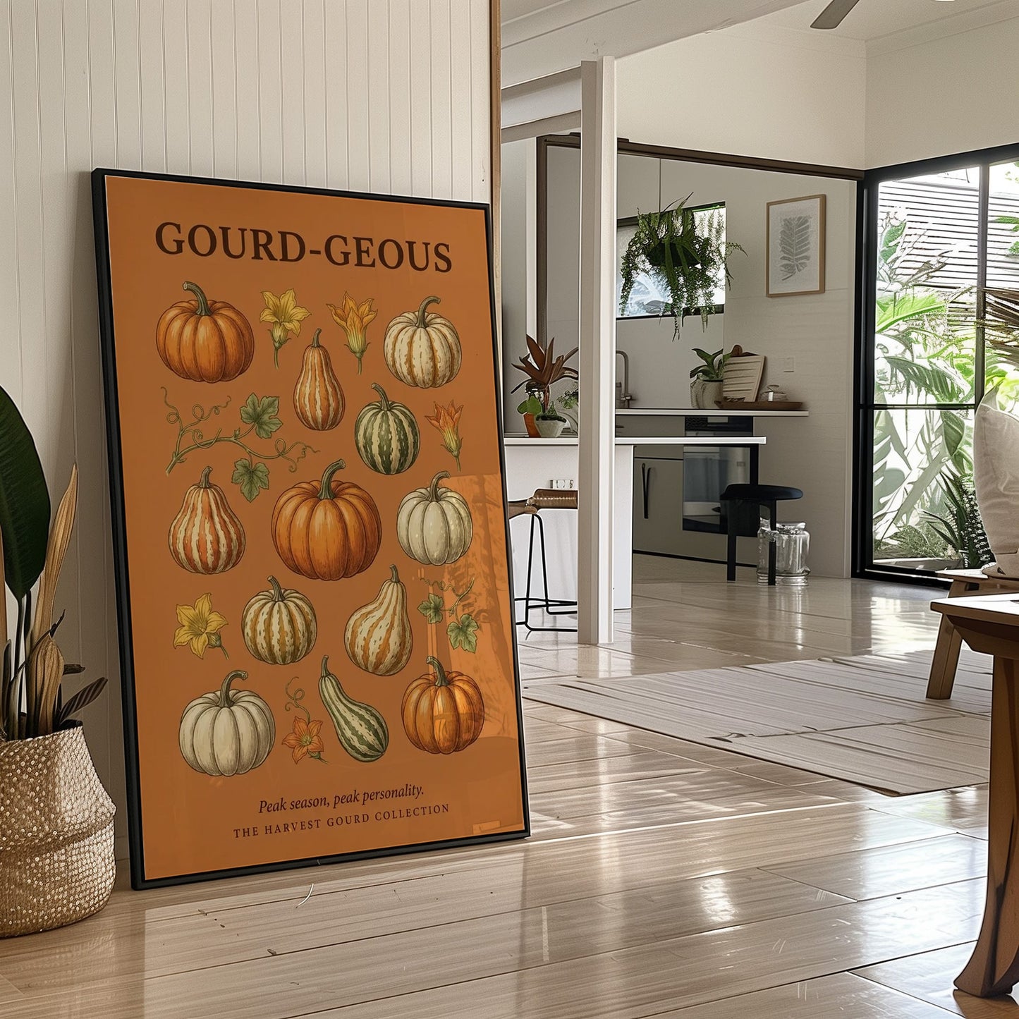 Gourd-geous: Vintage Harvest Gourd Chart