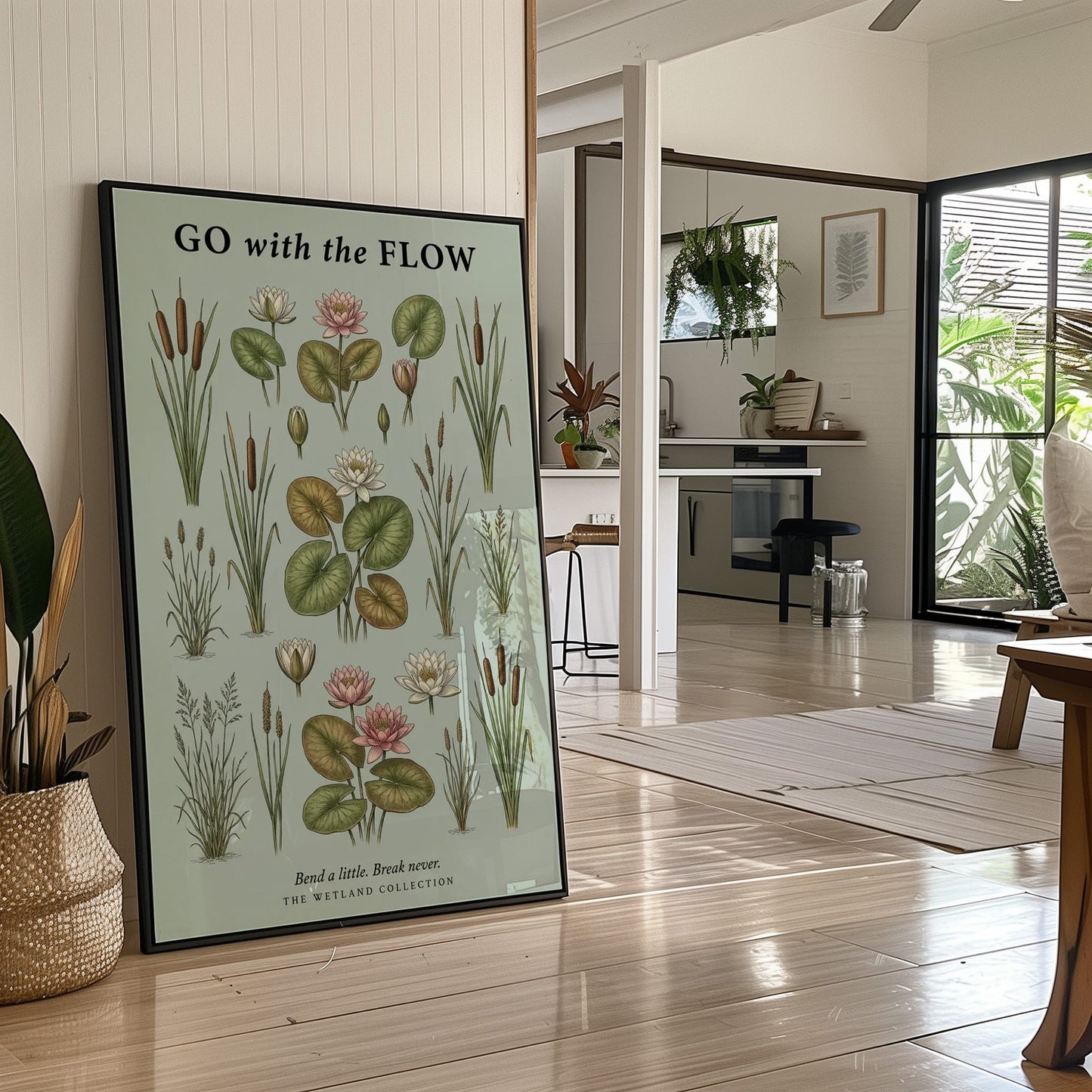 Go with the Flow: Vintage Wetland Chart