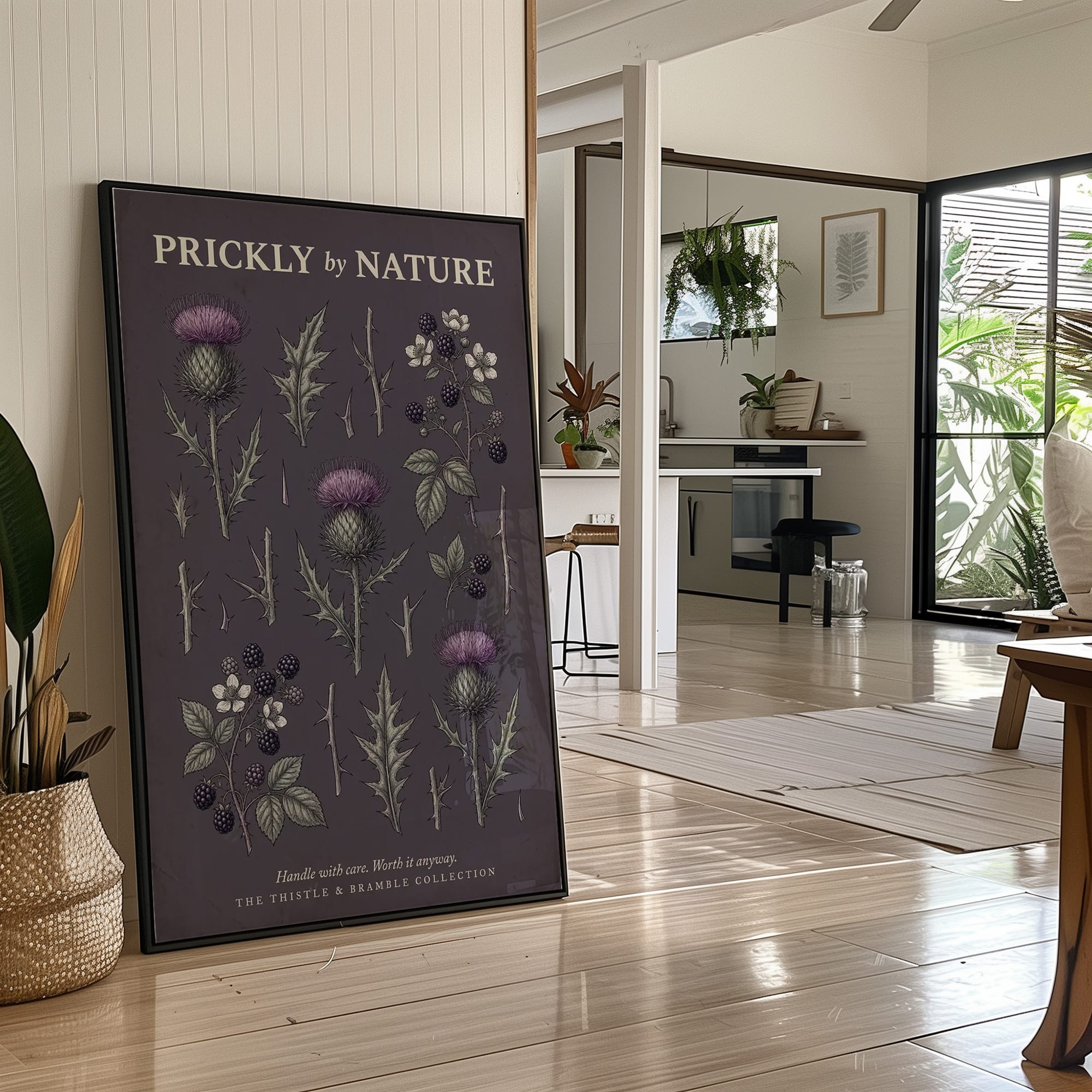 Prickly by Nature: Vintage Thistle & Bramble Chart