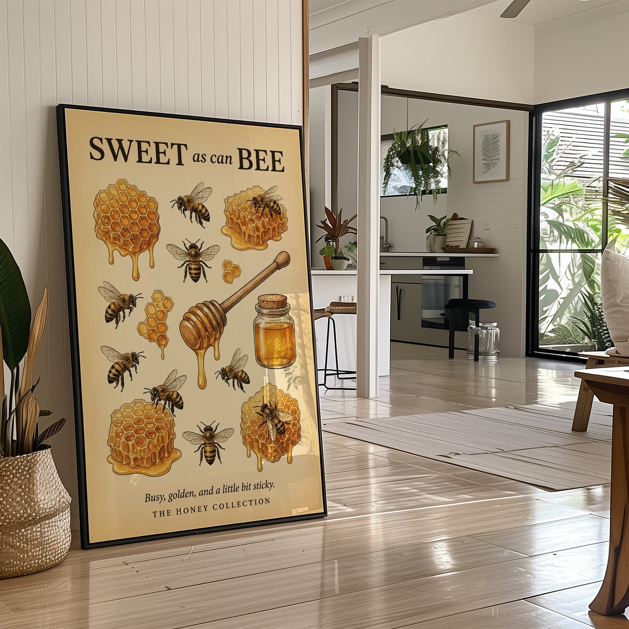 Sweet as Can Bee: Vintage Honeybee Chart
