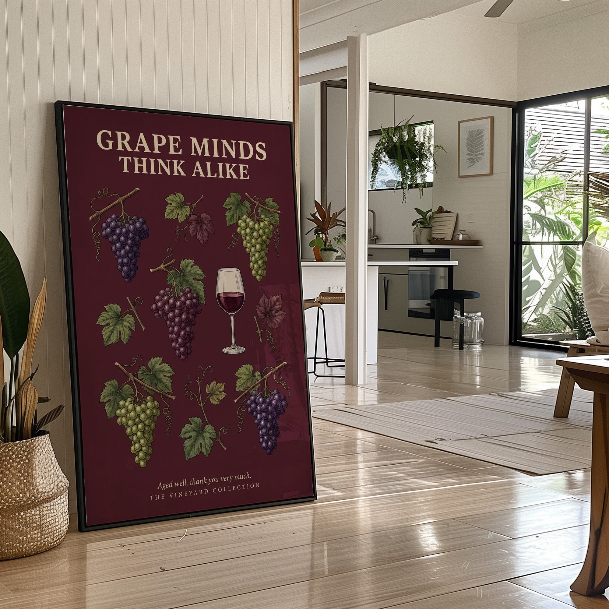 Grape Minds Think Alike: Vintage Vineyard Chart