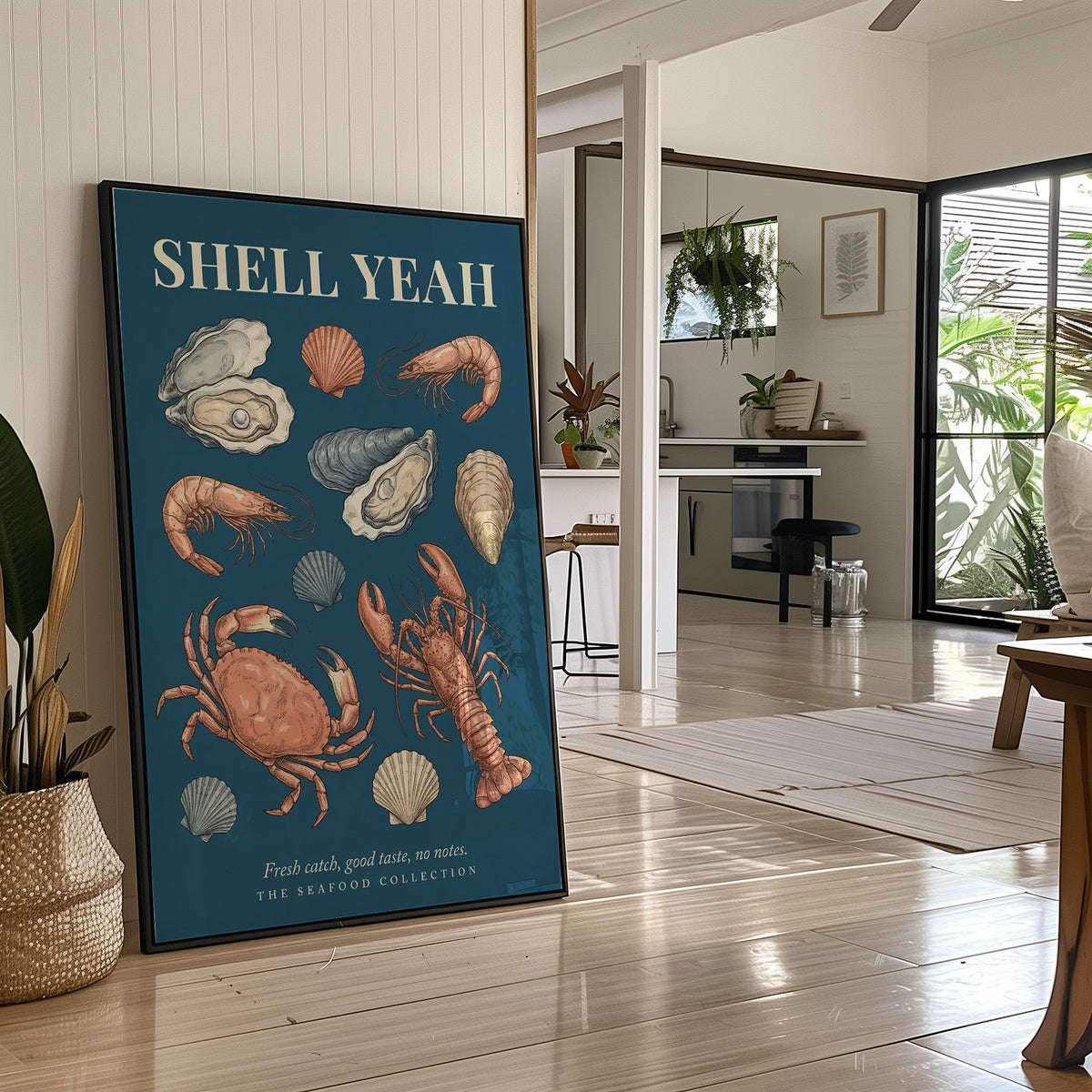 Shell Yeah: Vintage Seafood Chart