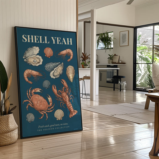 Shell Yeah: Vintage Seafood Chart