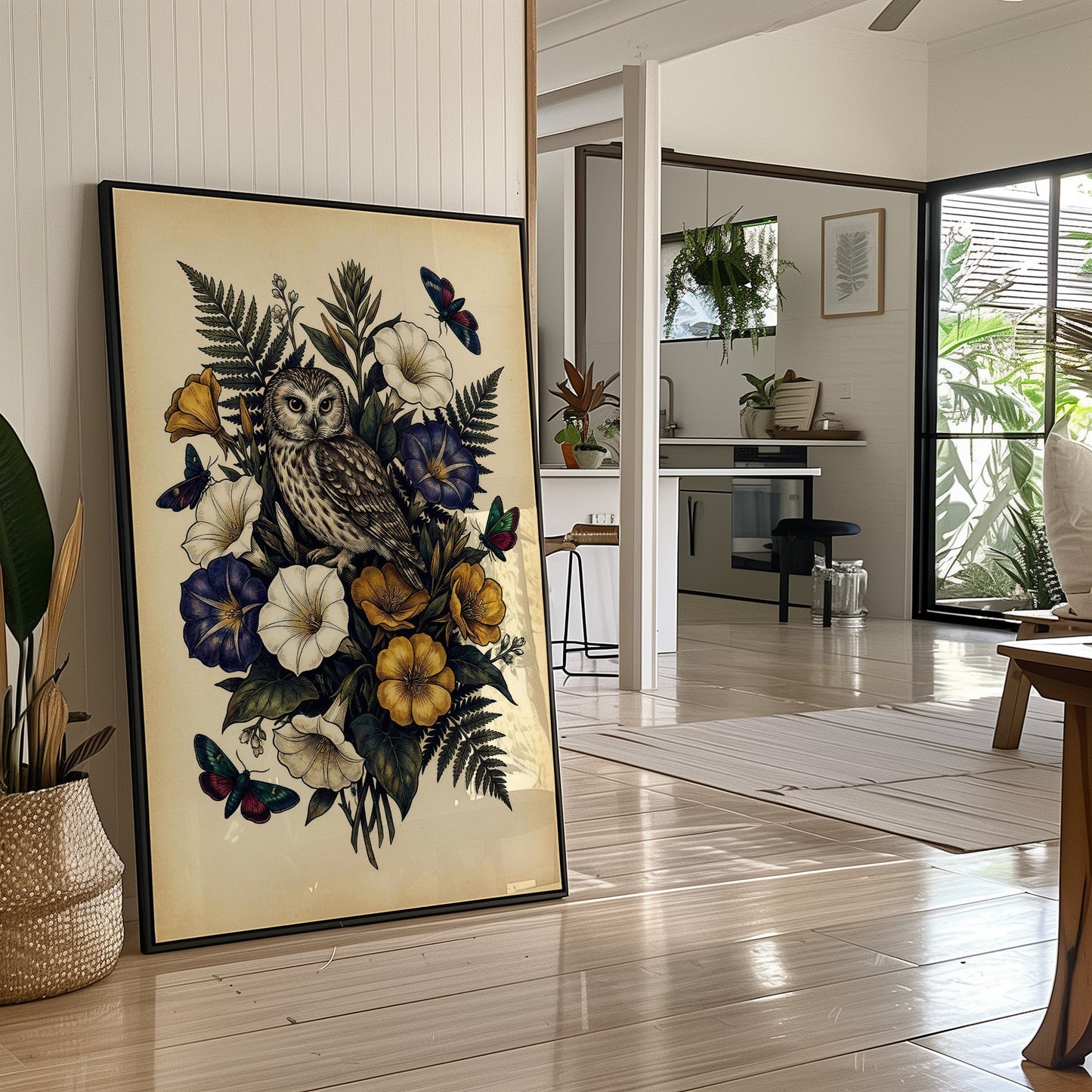 The Owl's Moonflower Bower