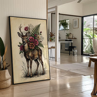 Antlers and Wild Roses