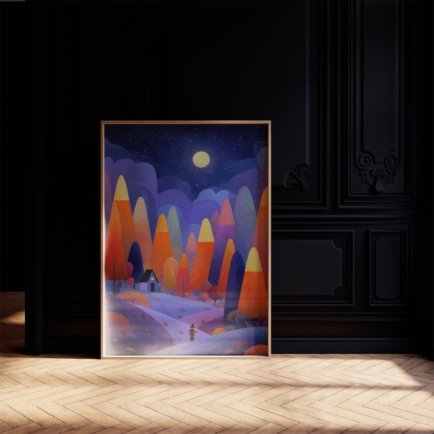 The Witch's Moonlit Path