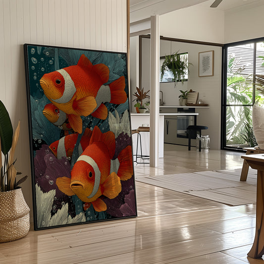 Clownfish in the Anemones