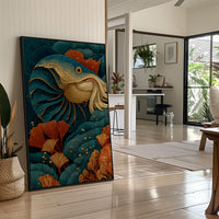 Golden Fins Amid the Reef