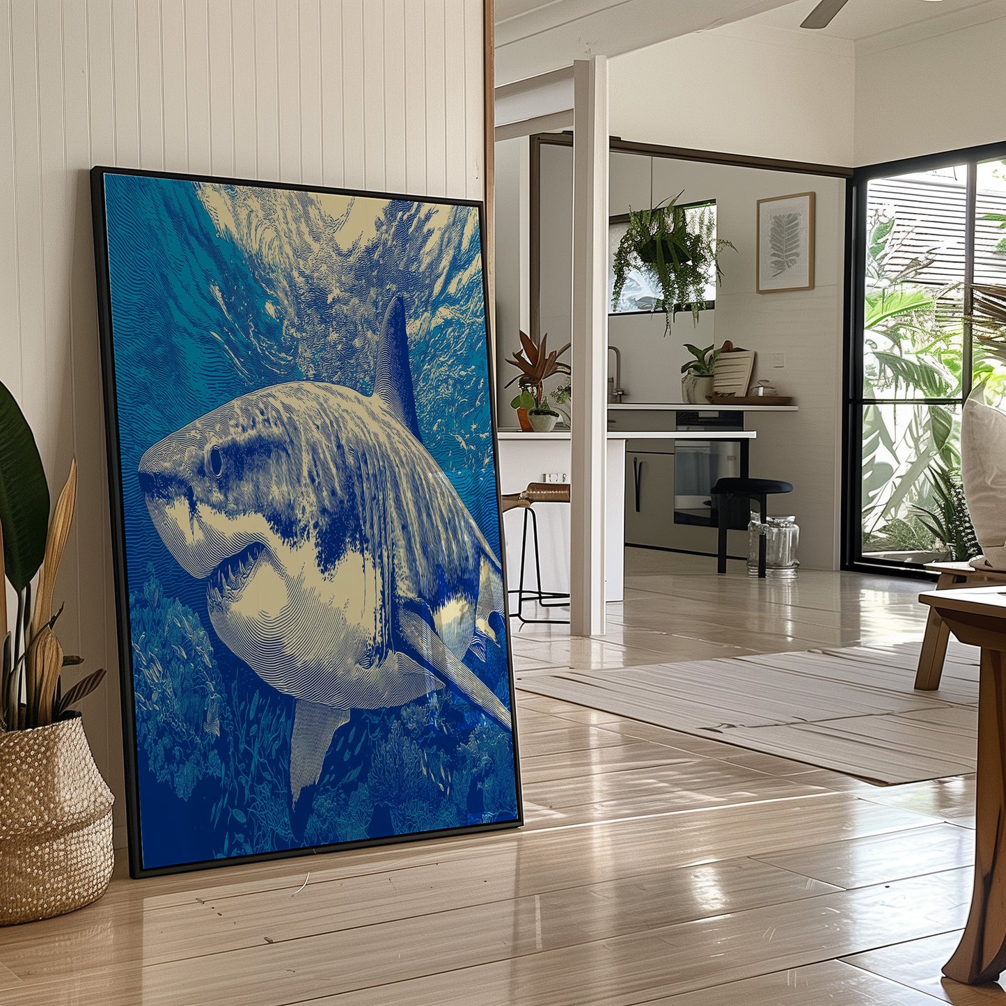 Shark Over the Reef