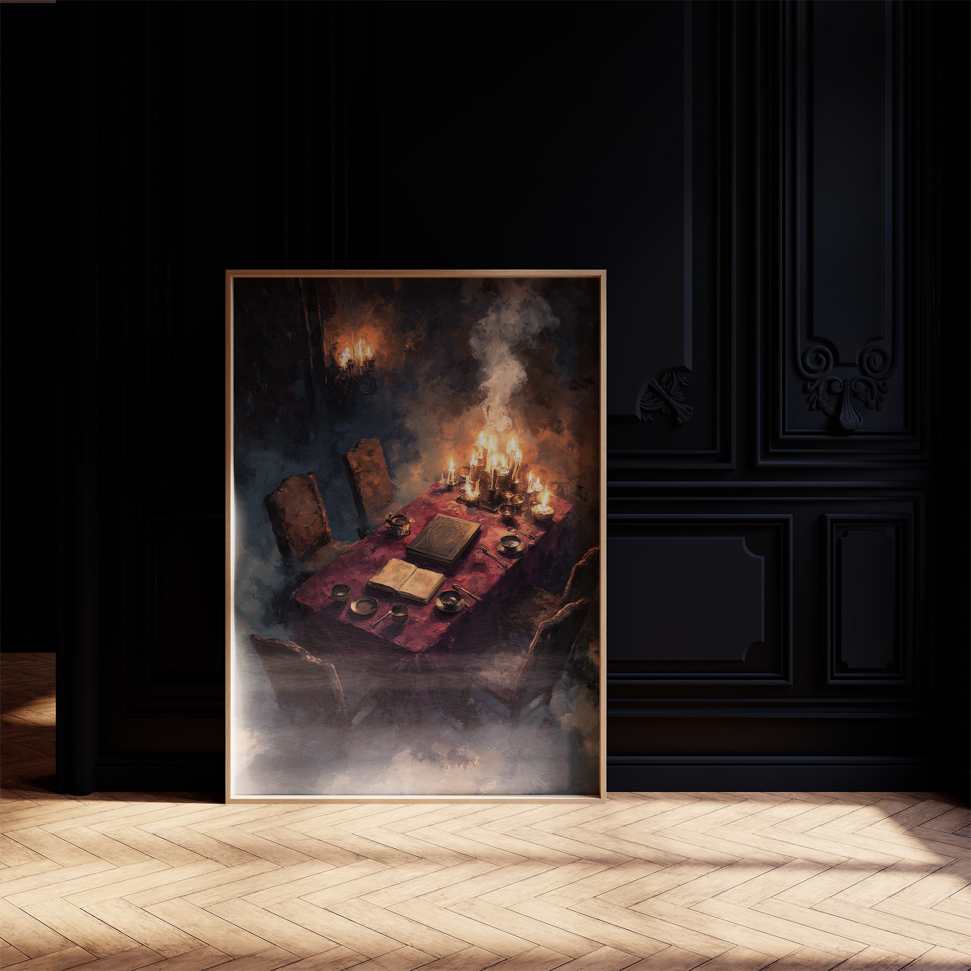 Candlelit Table, Unread Pages