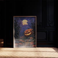Grinning Beneath the Harvest Moon