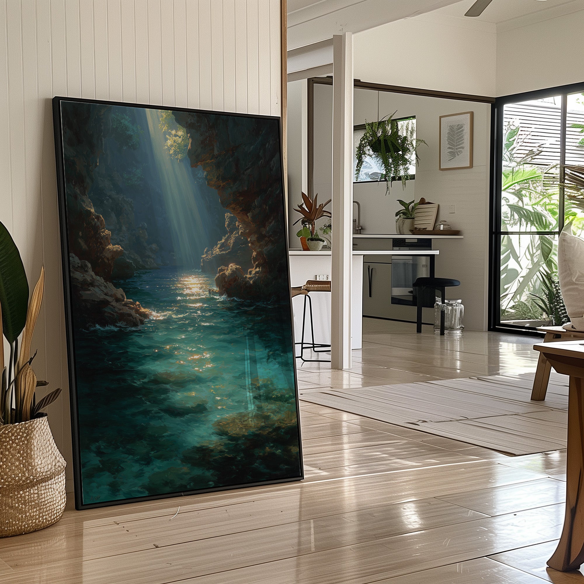Light Finds the Sea Cave