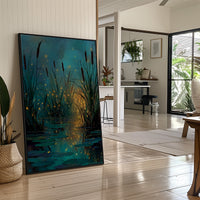 Cattails and Fireflies