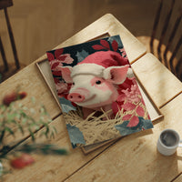 Piglet in Holiday Bloom