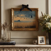 Crows Over the Reeds