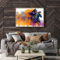 Cowboy in Full Color Burst